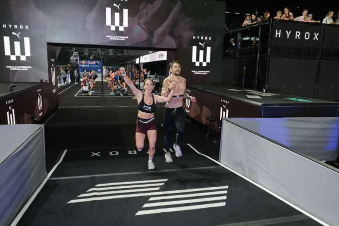 FTX athletes racing at the HYROX World Championships, Stockholm 2026